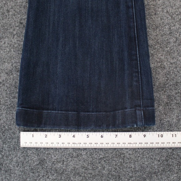 7 For All Mankind Charlize Bootcut Jeans Dark Wash Women's Size 29 - Picture 6 of 11